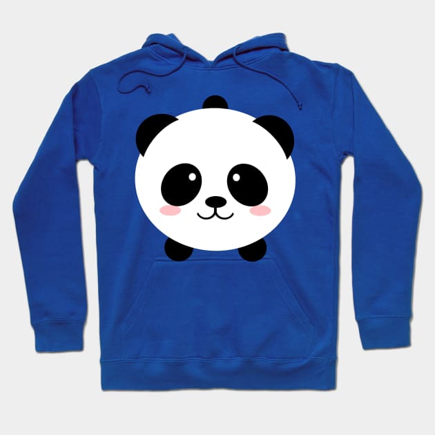 Lovely kawai panda bear Hoodie by EuGeniaArt